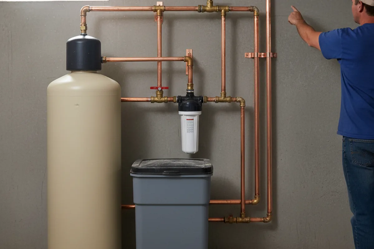 Whole-house water treatment system installed in Argenta